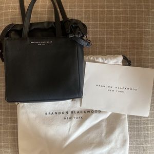Brandon Blackwood - Laura Mini Tote | Black Leather